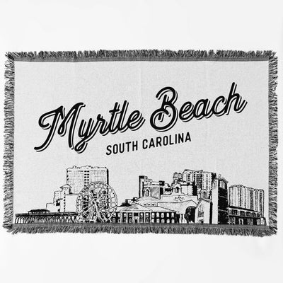 Myrtle Beach South Carolina City Blanket