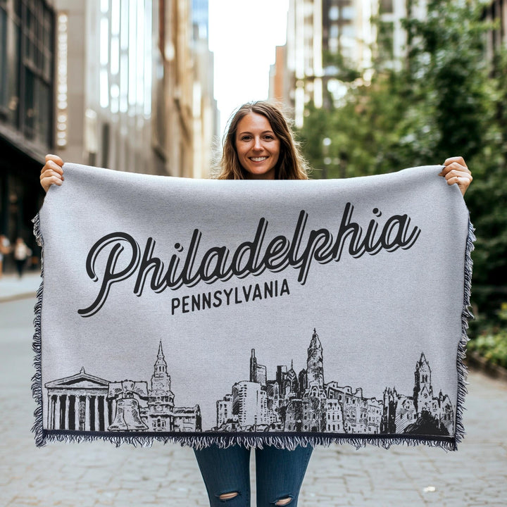 Philadelphia Pennsylvania City Blanket