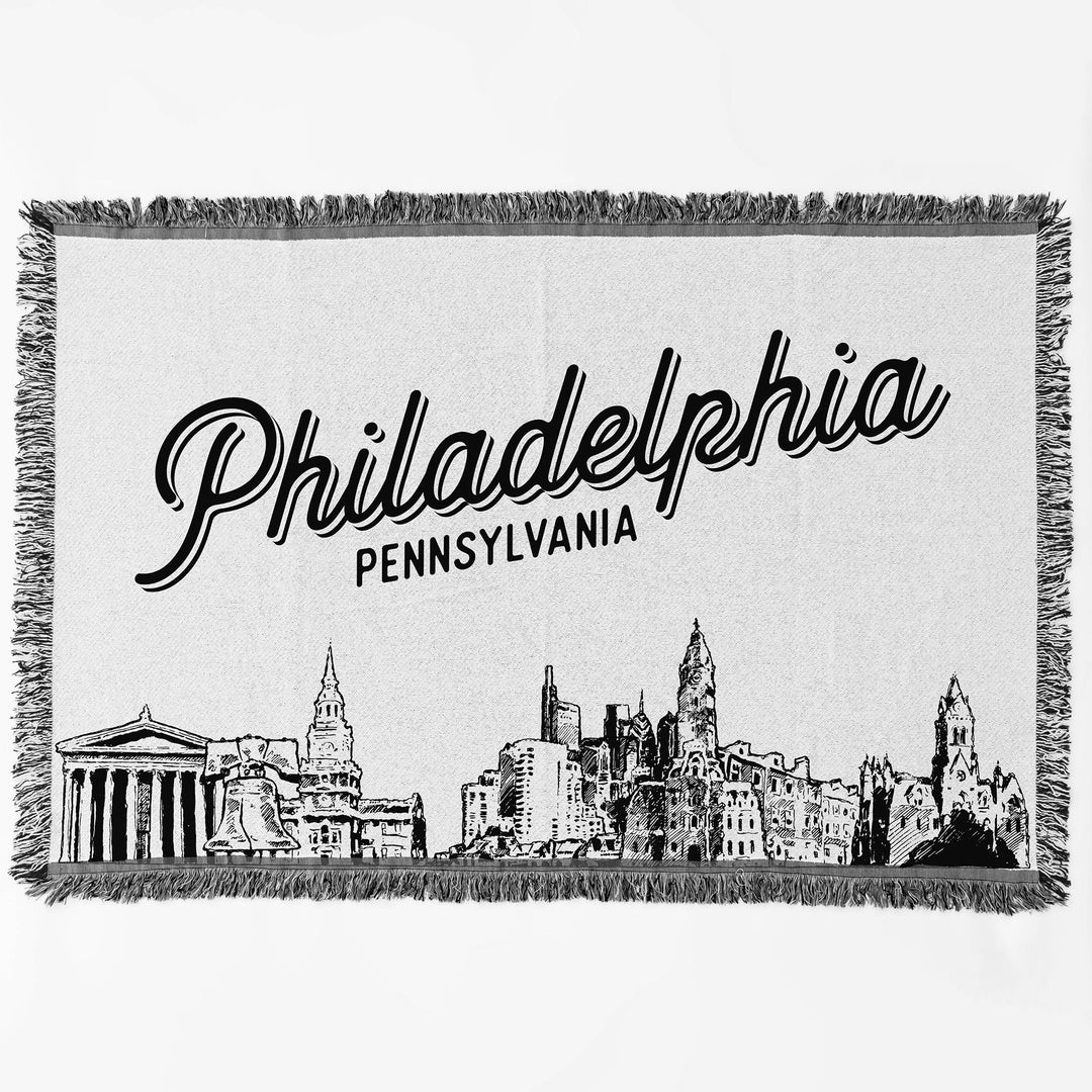 Philadelphia Pennsylvania City Blanket