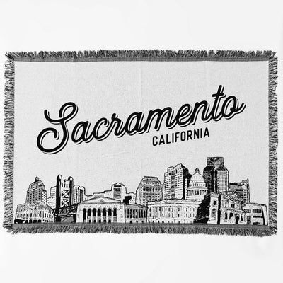 Sacramento California City Blanket