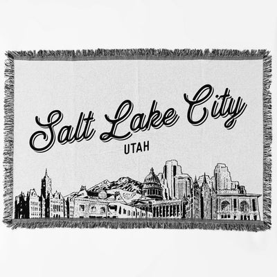 Salt Lake City Utah City Blanket