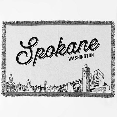 Spokane Washington City Blanket