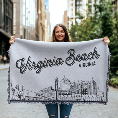 Virginia Beach Virginia City Blanket