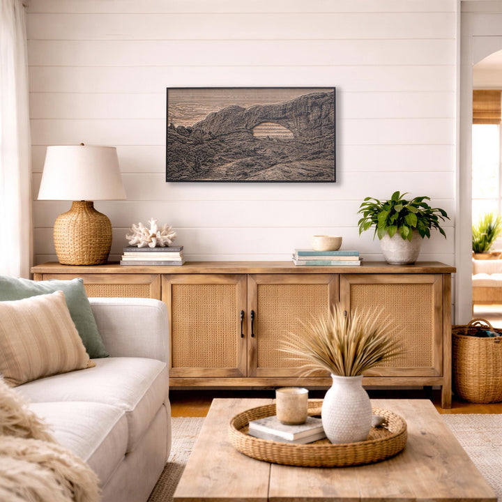 Arches National Park Engraved Birch Art Panel