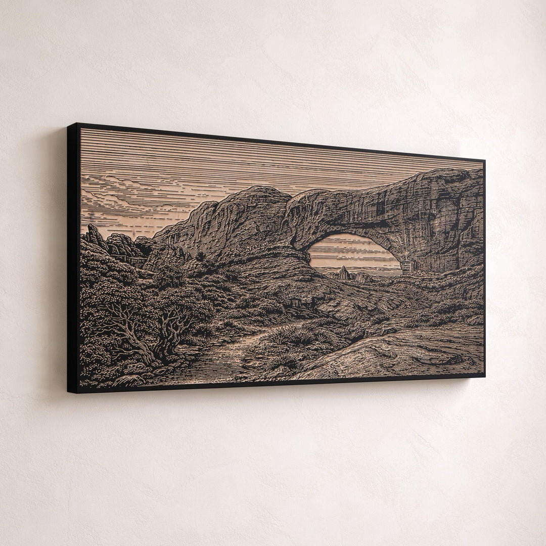 Arches National Park Engraved Birch Art Panel