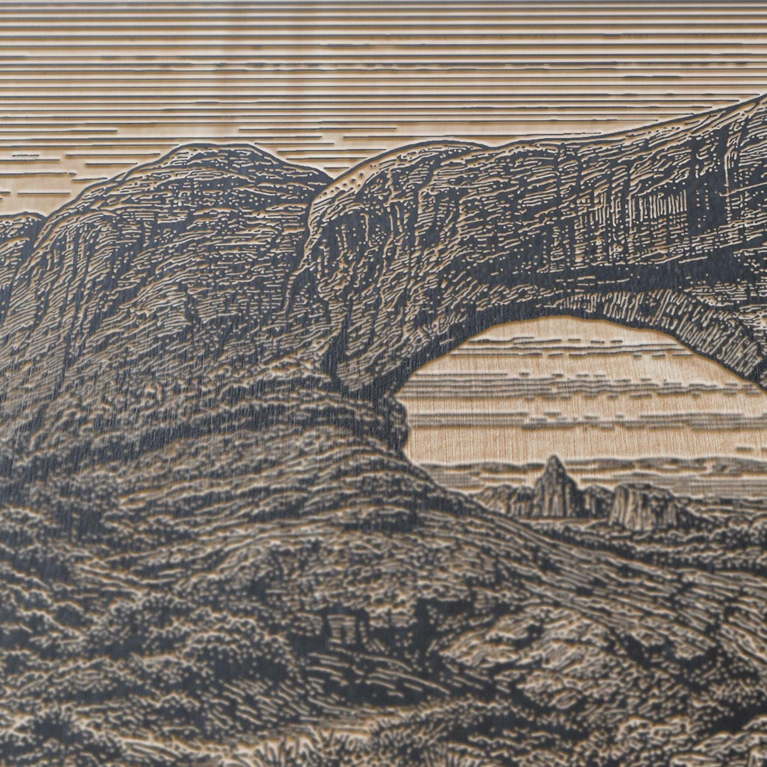 Arches National Park Engraved Birch Art Panel