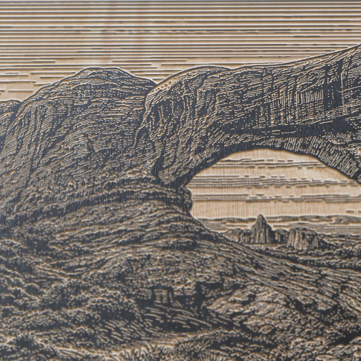 Arches National Park Engraved Birch Art Panel