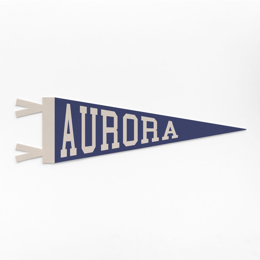 Aurora Varsity Felt Pennant
