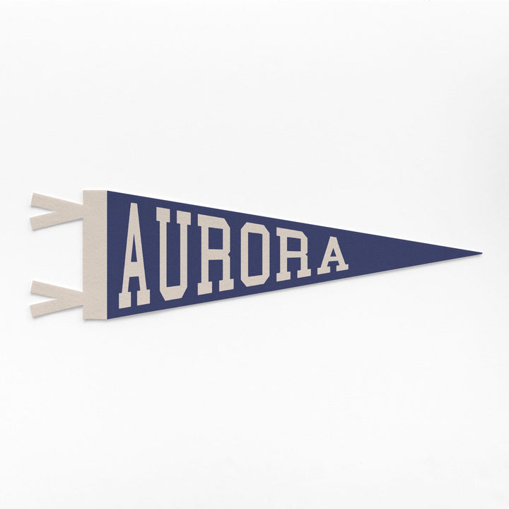 Aurora Varsity Felt Pennant