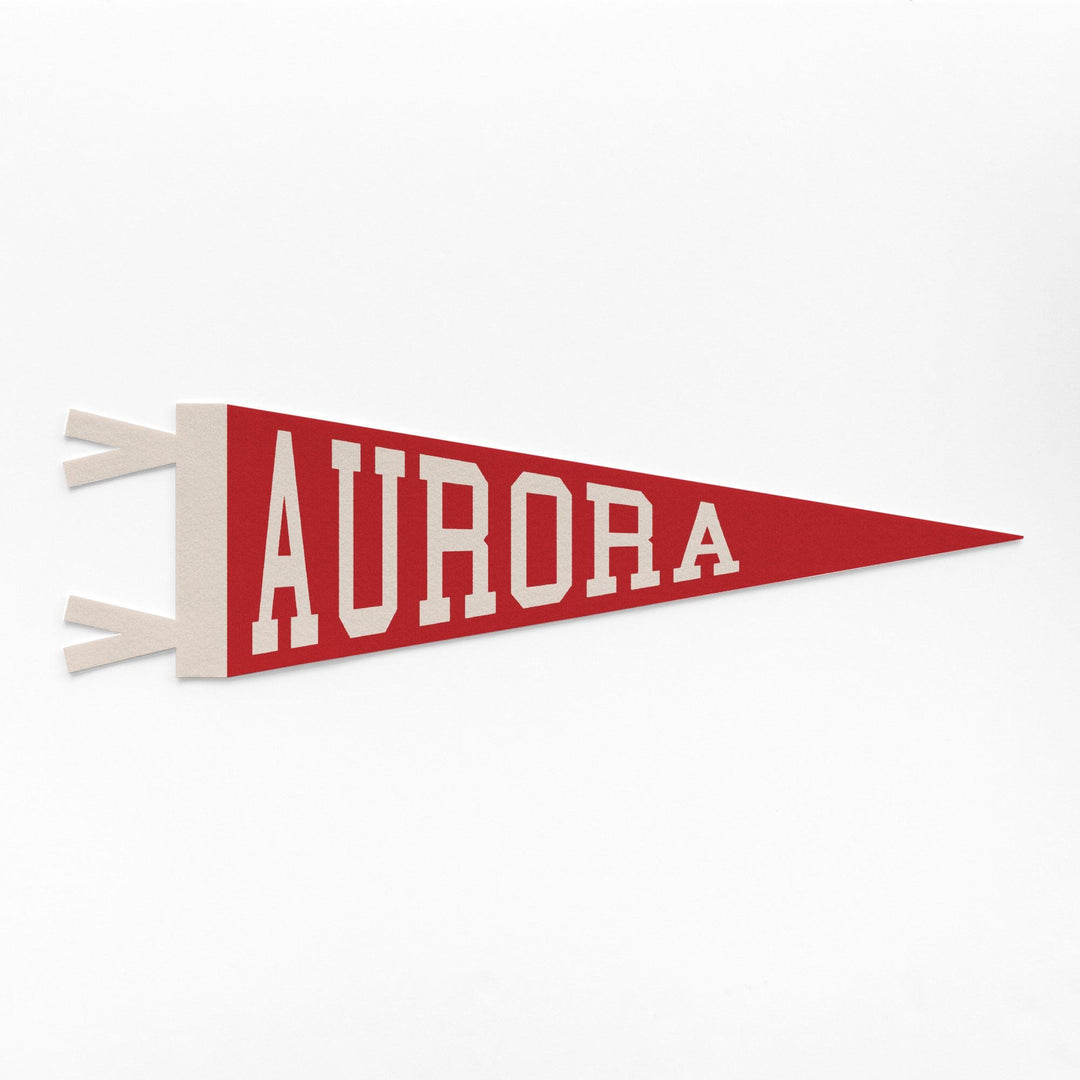 Aurora Varsity Felt Pennant