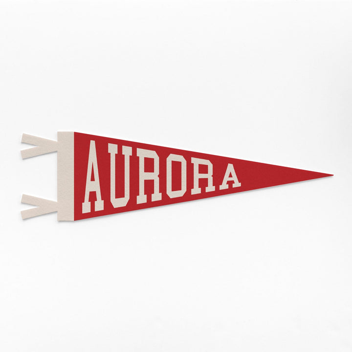 Aurora Varsity Felt Pennant