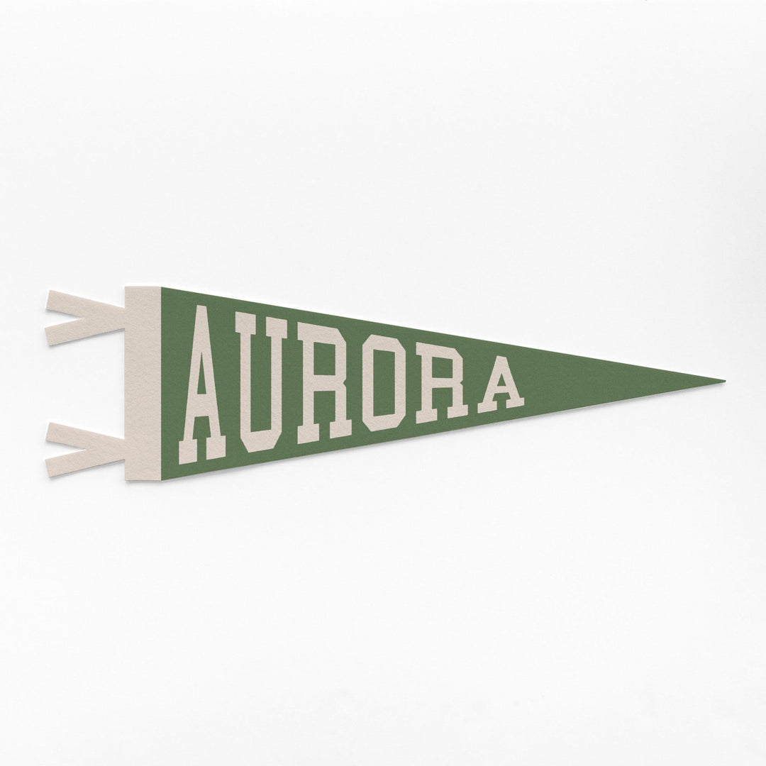 Aurora Varsity Felt Pennant