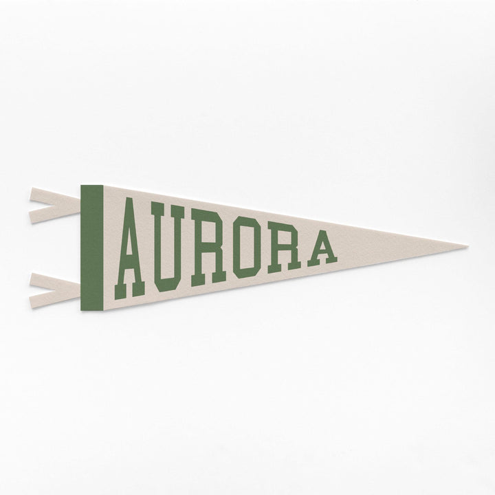 Aurora Varsity Felt Pennant