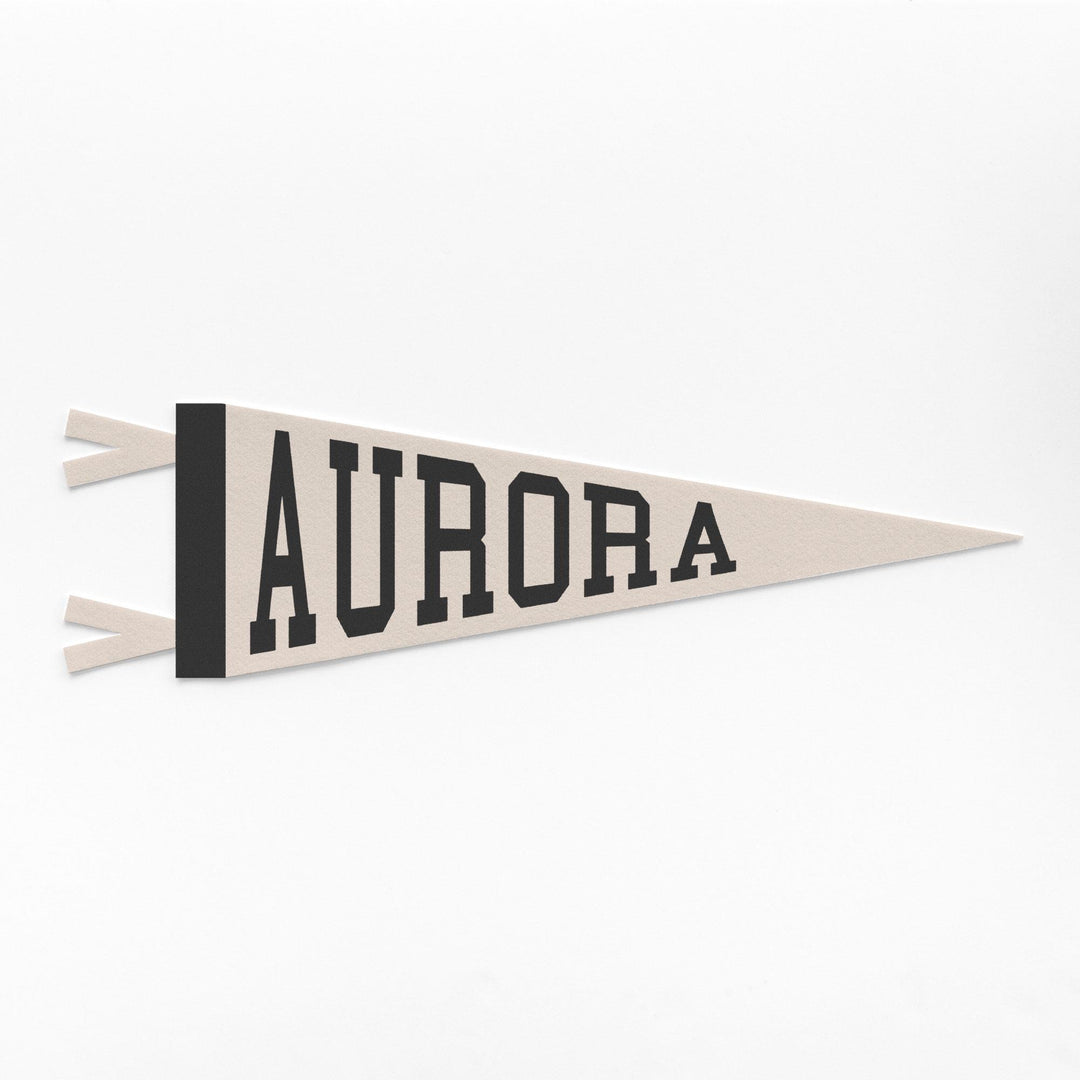 Aurora Varsity Felt Pennant