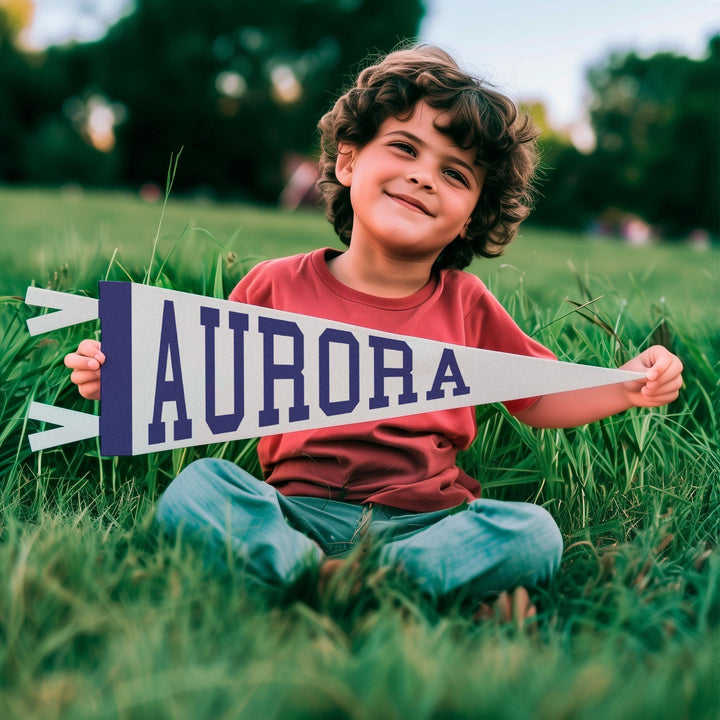 Aurora Varsity Felt Pennant