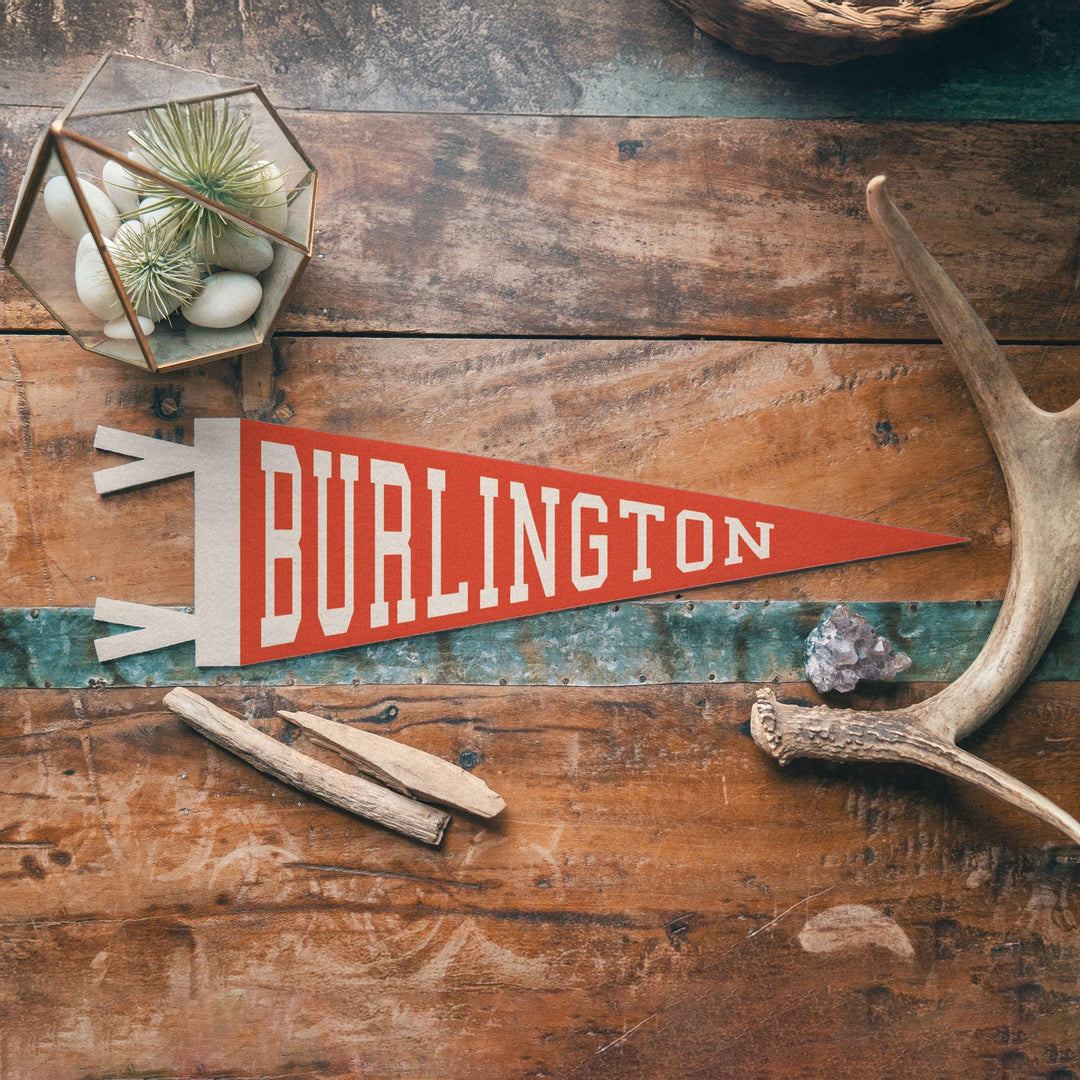 Burlington Varsity Felt Pennant