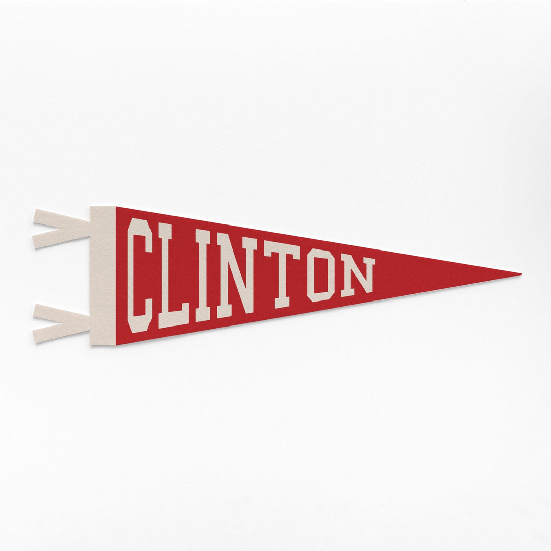 Clinton Varsity Felt Pennant