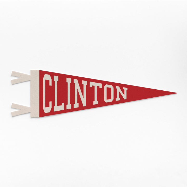 Clinton Varsity Felt Pennant