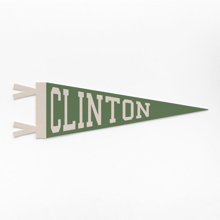 Clinton Varsity Felt Pennant