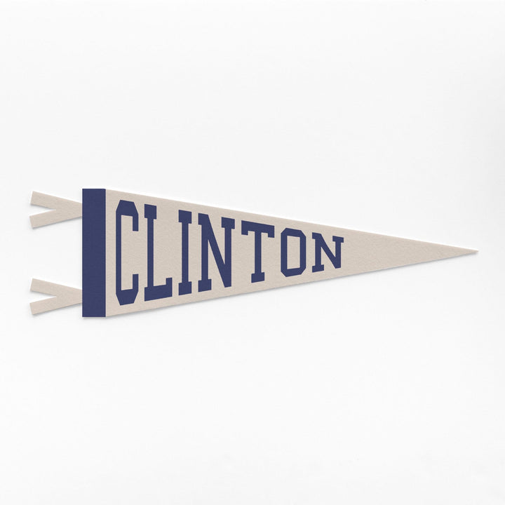 Clinton Varsity Felt Pennant