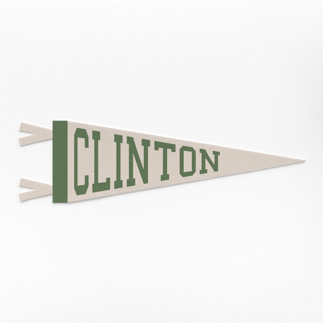 Clinton Varsity Felt Pennant
