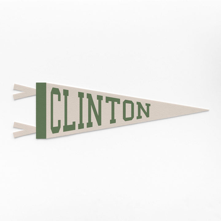 Clinton Varsity Felt Pennant