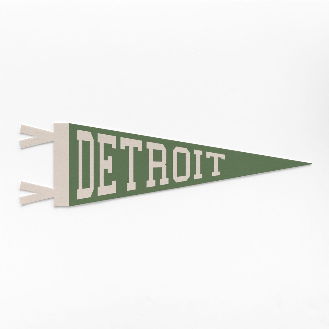 Detroit Varsity Felt Pennant