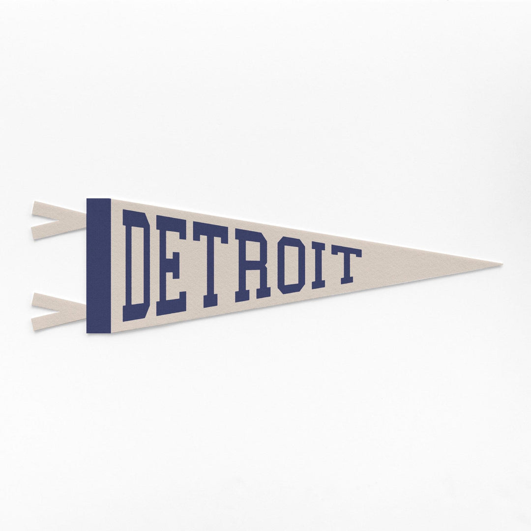 Detroit Varsity Felt Pennant
