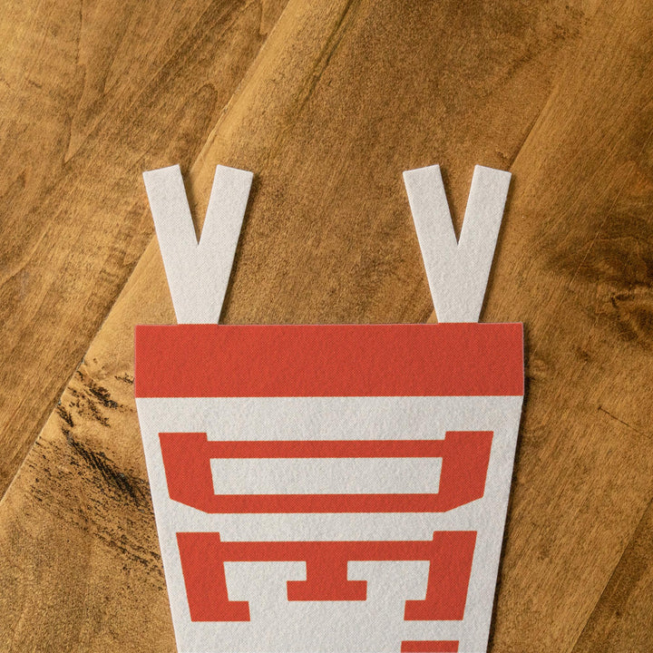 Detroit Varsity Felt Pennant
