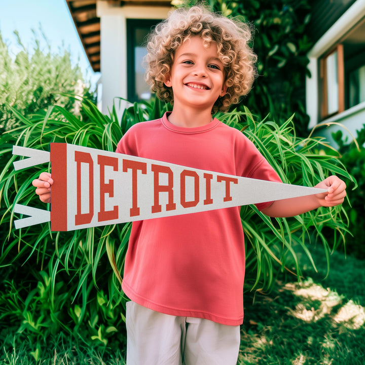 Detroit Varsity Felt Pennant