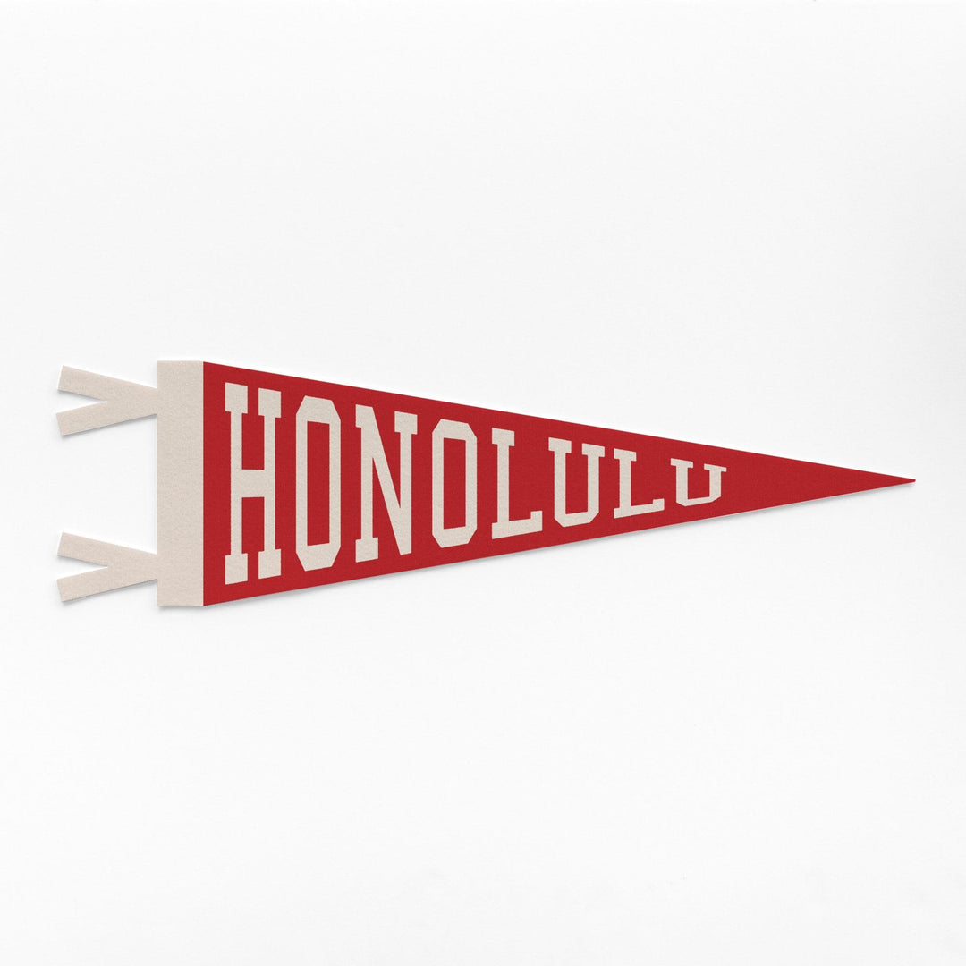 Honolulu Varsity Felt Pennant