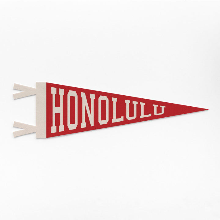 Honolulu Varsity Felt Pennant