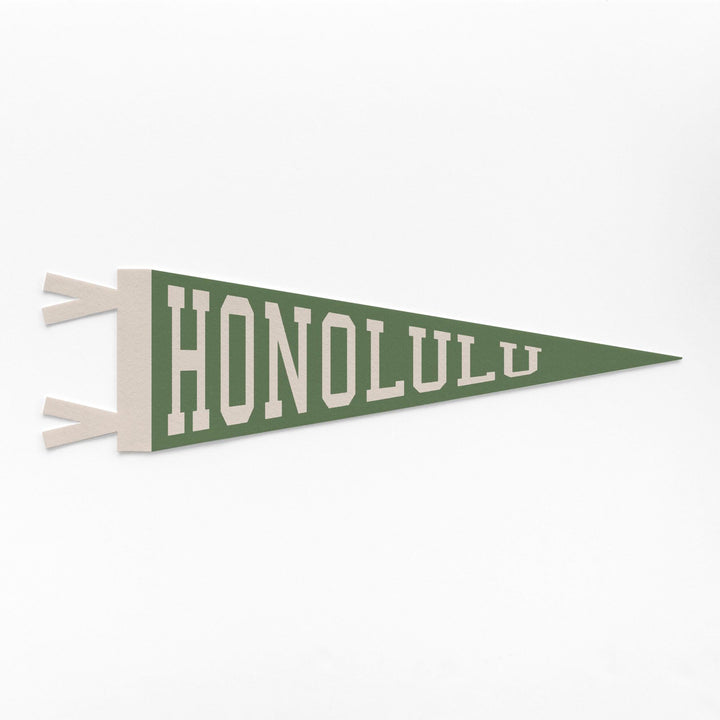 Honolulu Varsity Felt Pennant
