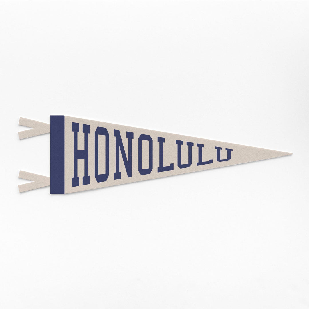 Honolulu Varsity Felt Pennant