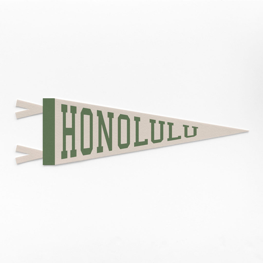 Honolulu Varsity Felt Pennant