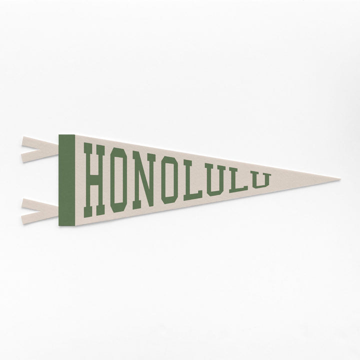 Honolulu Varsity Felt Pennant