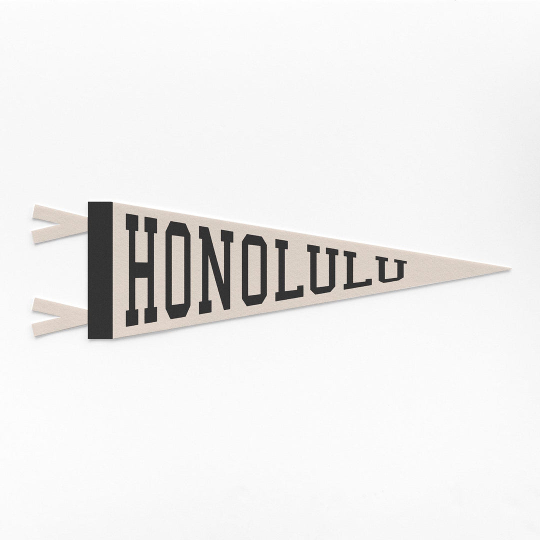 Honolulu Varsity Felt Pennant