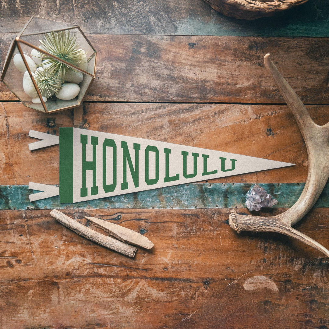Honolulu Varsity Felt Pennant