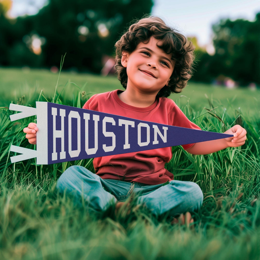 Houston Varsity Felt Pennant