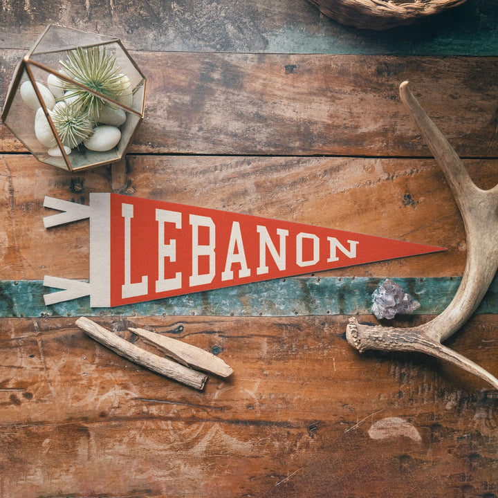 Lebanon Varsity Felt Pennant