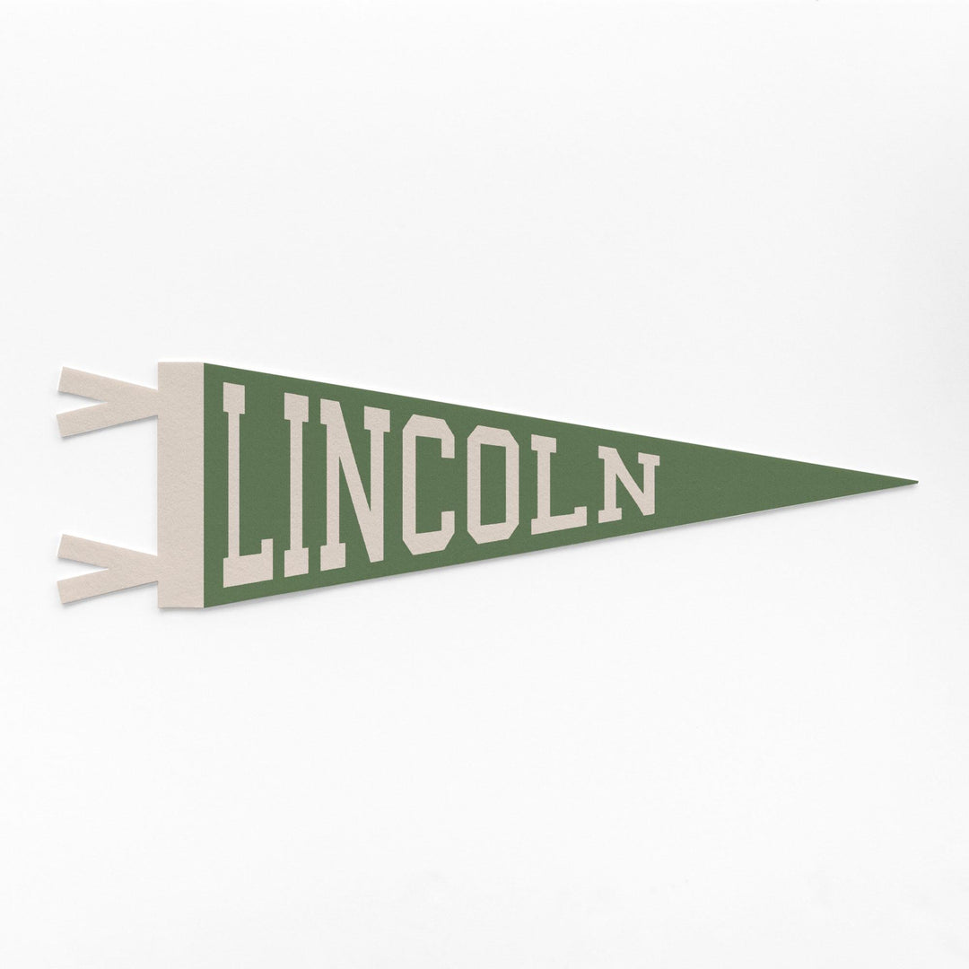 Lincoln Varsity Felt Pennant