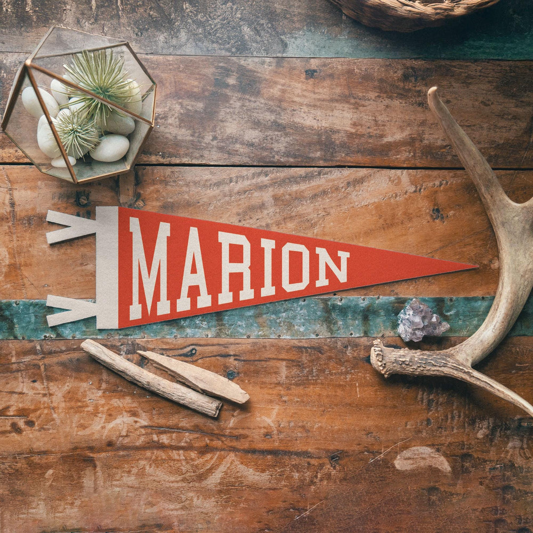 Marion Varsity Felt Pennant