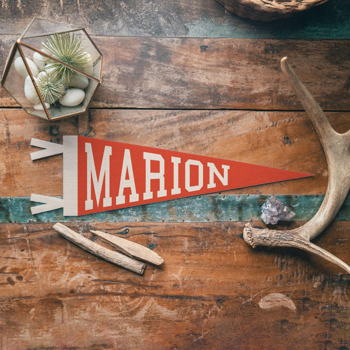 Marion Varsity Felt Pennant