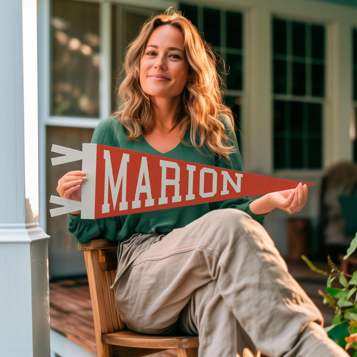 Marion Varsity Felt Pennant
