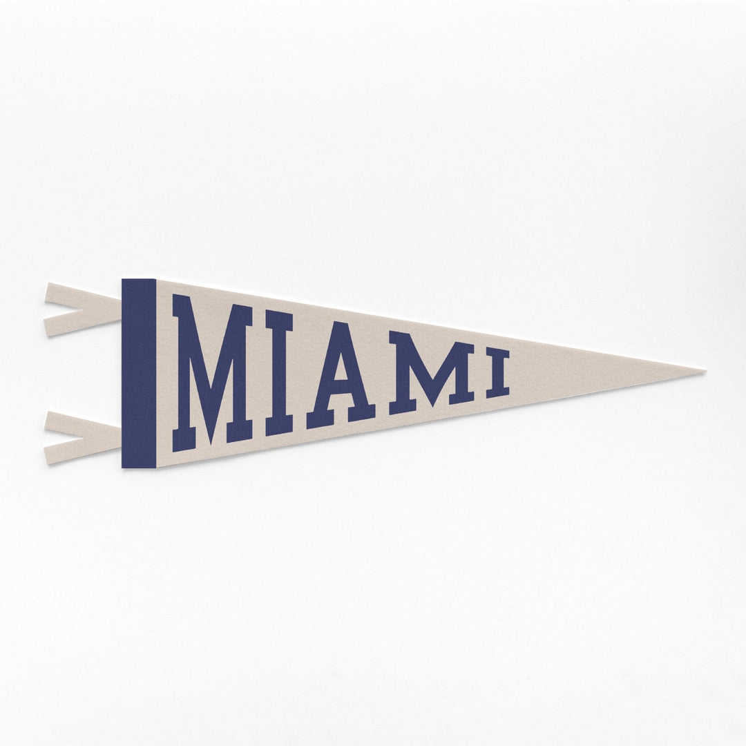 Miami Varsity Felt Pennant