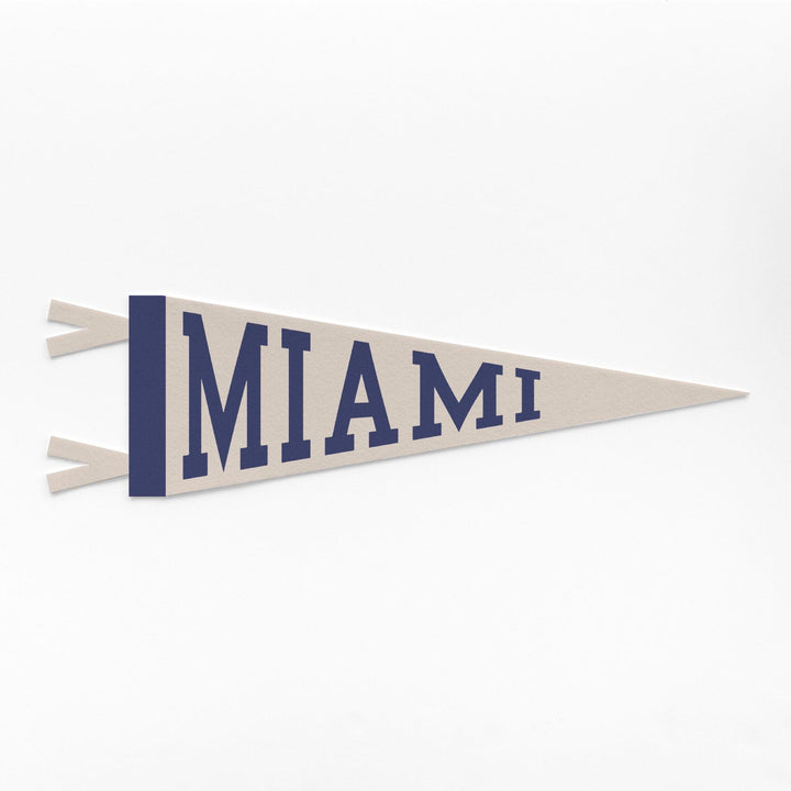 Miami Varsity Felt Pennant