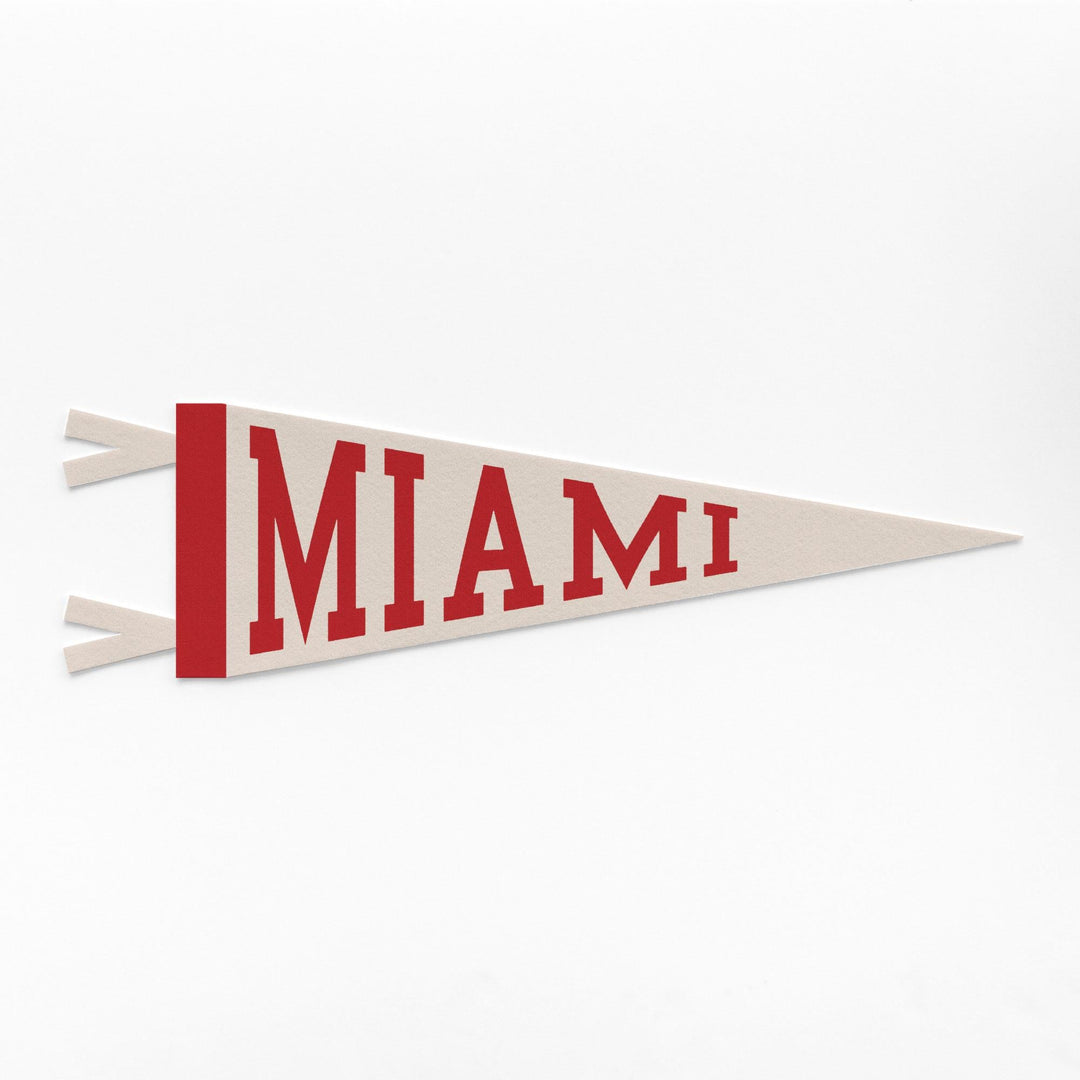 Miami Varsity Felt Pennant