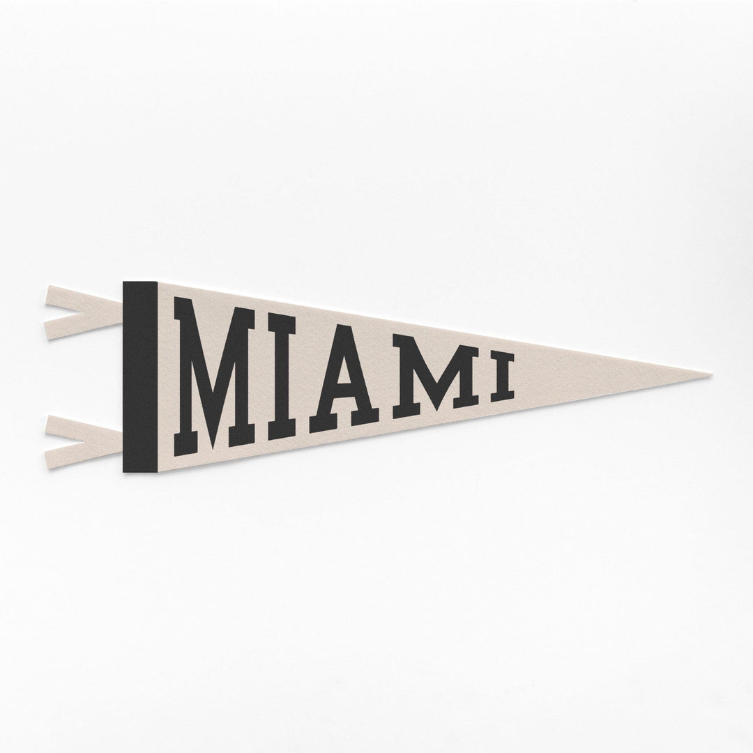 Miami Varsity Felt Pennant