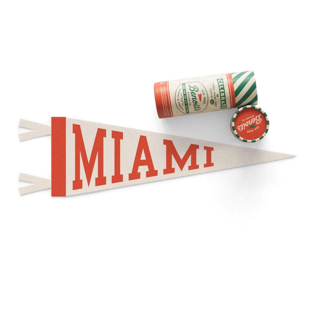 Miami Varsity Felt Pennant