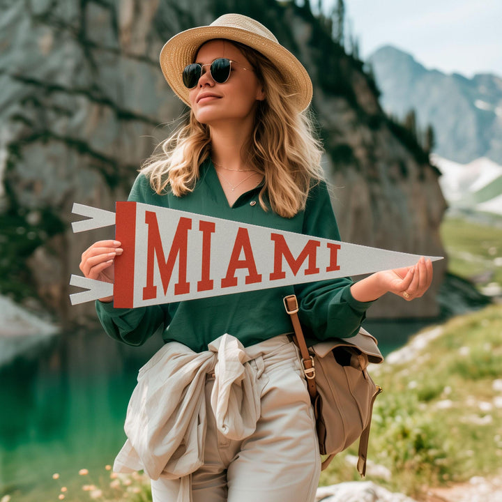 Miami Varsity Felt Pennant